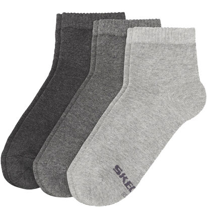 Men Basic Quarter Socks 3p