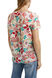 Damen Kurzarm-Bluse mit Print