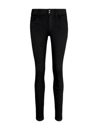 Damen Jeans Hose Alexa Skinny (black black denim)