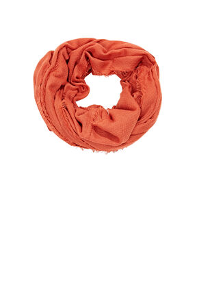 Damen einfarbiger Web-Schal in Loop-Form