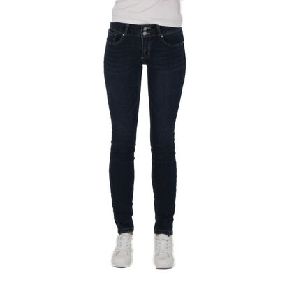 Damen Jeans Hose Tummyless stretch denim (dark blue)