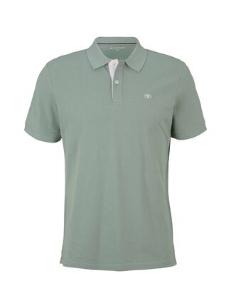 Herren Basic Polo Shirt (dark smoke green)