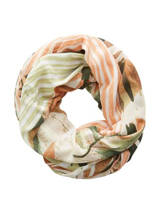 Damen Loop Schal mit Muster-Print