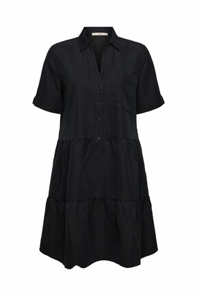 Damen Kleid mit Volants (black)
