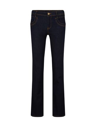 Damen Jeans Hose Alexa straight (rinsed blue denim)